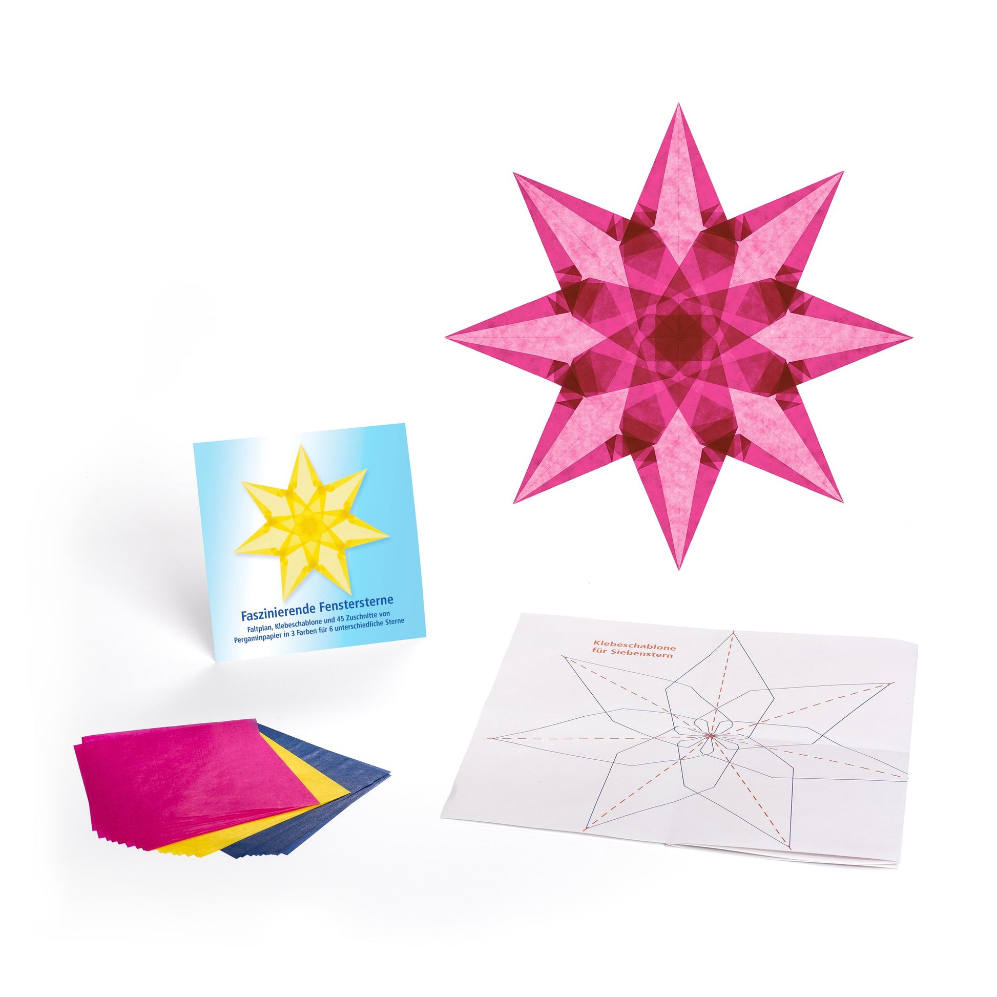 Fensterstern - Raamsterren vouwen - 10+