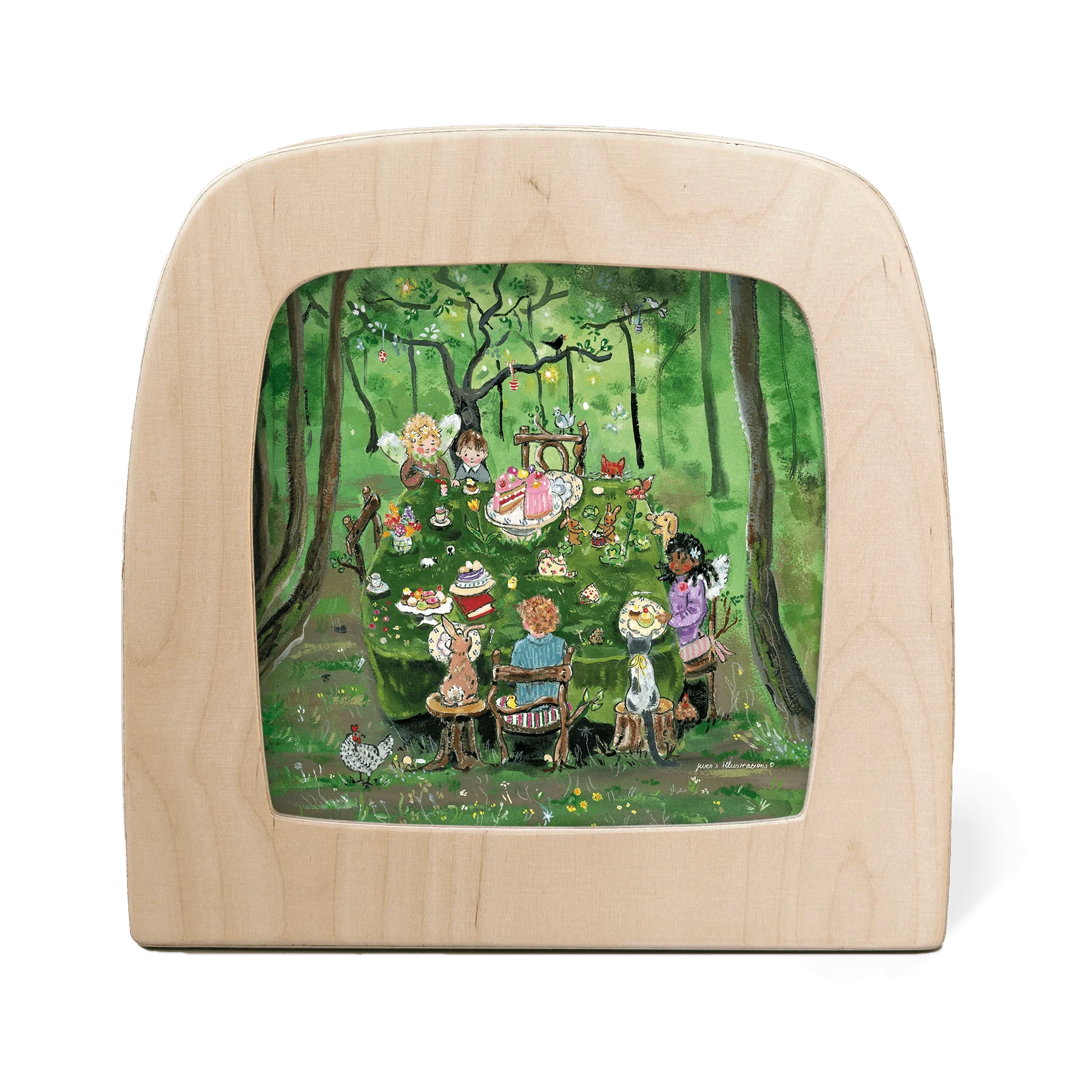 Toverlux - Gwen's Illustration - Wisselplaat - Bos thee