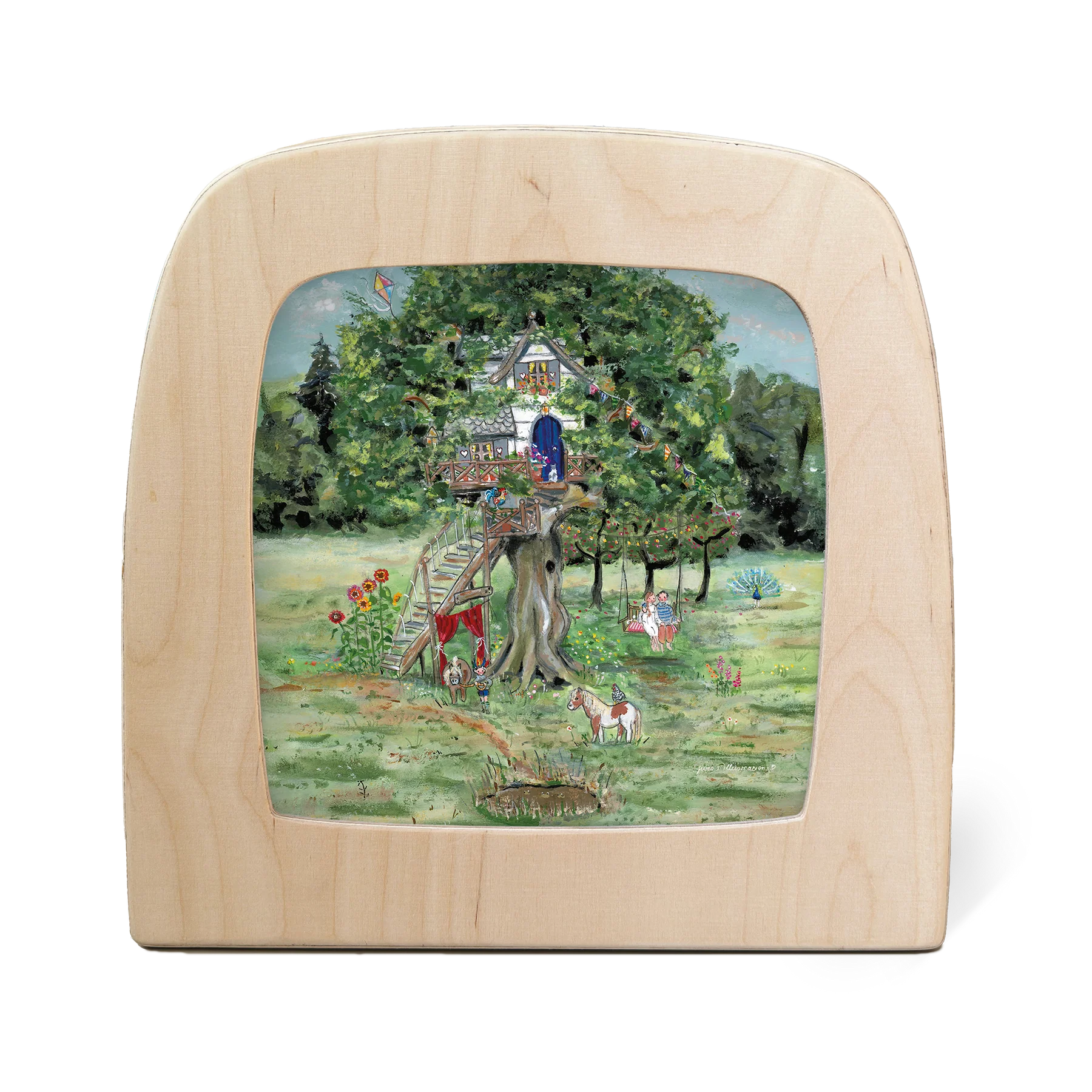 Toverlux - Gwen's Illustrations - Wisselplaat - Boomhut