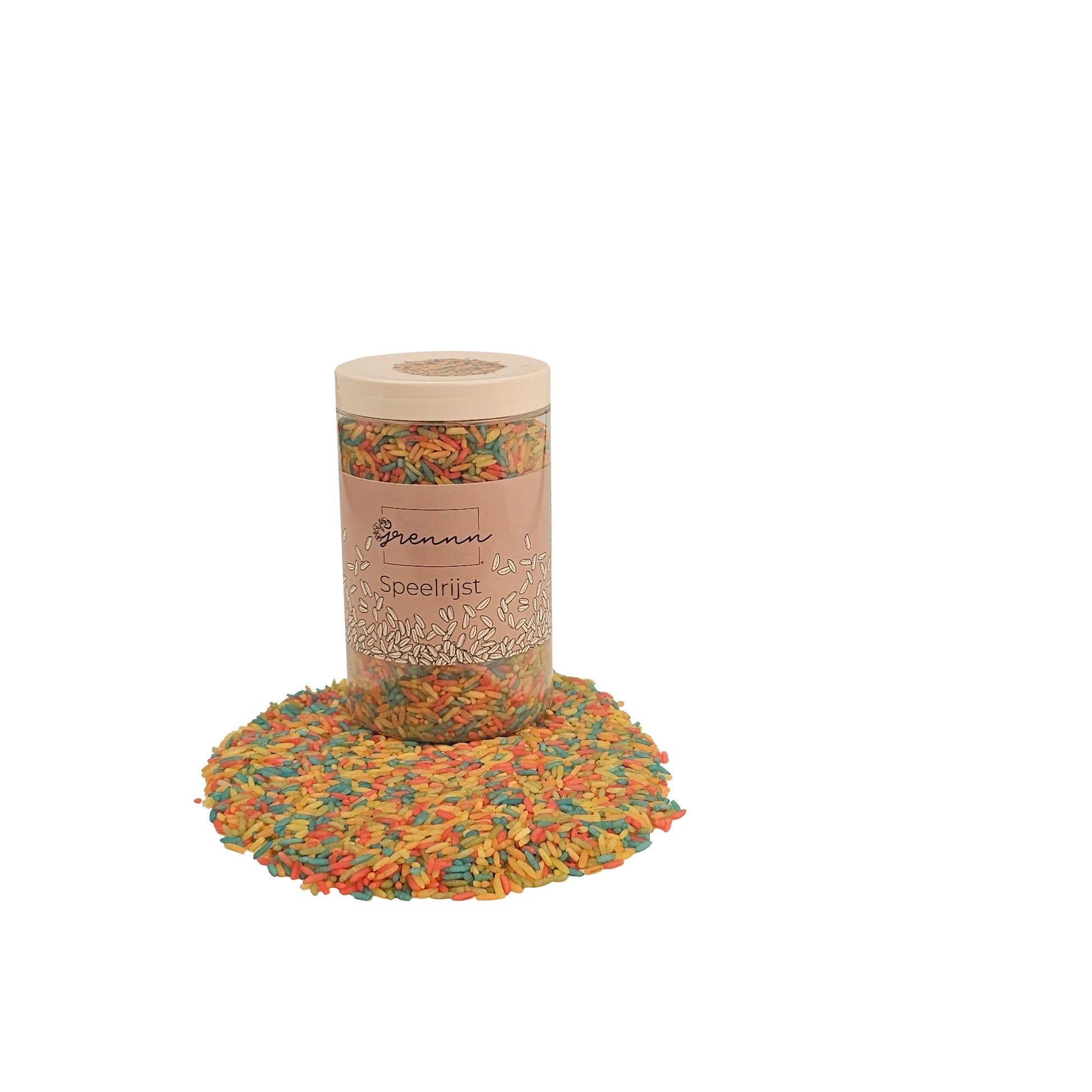 Grenn - Speelrijst - Regenboog mix - 750 gr