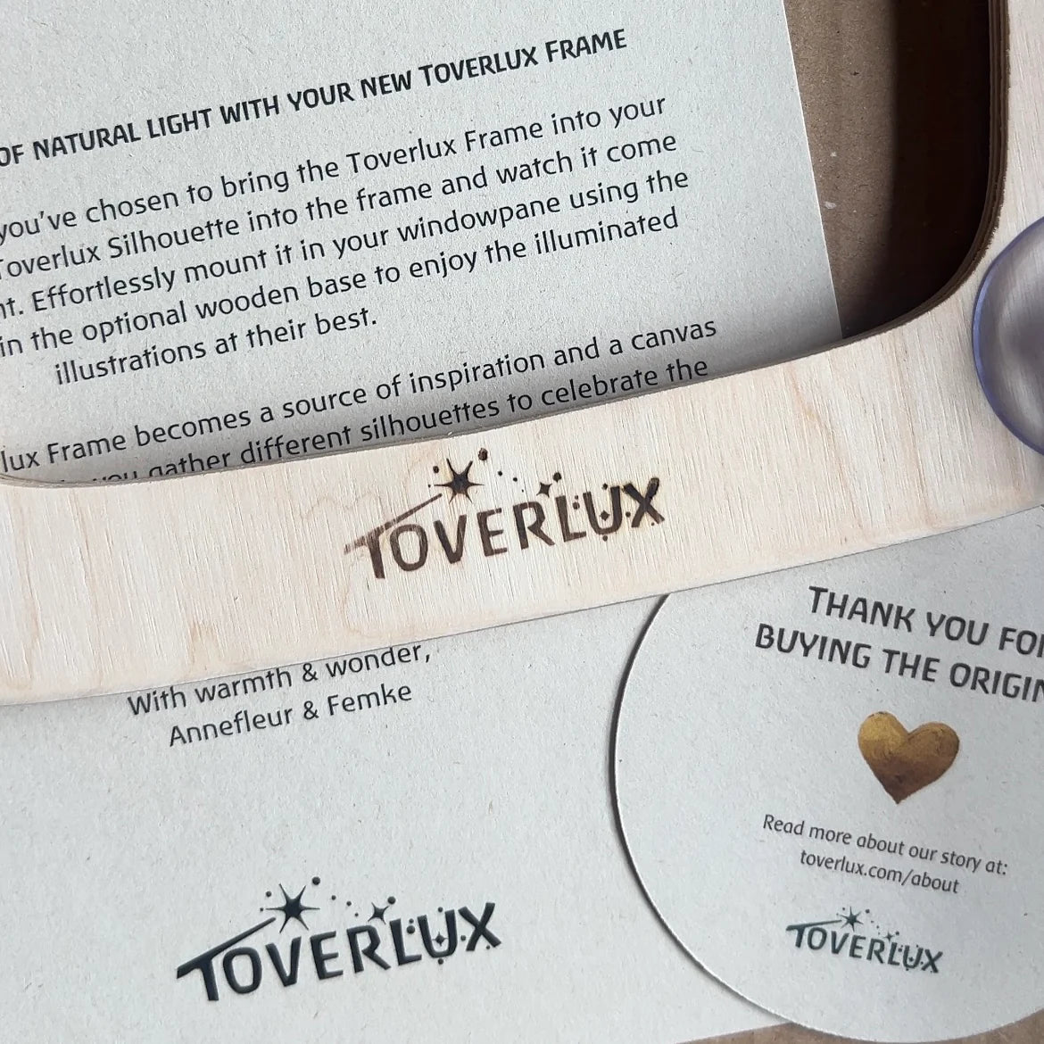 Toverlux - Raamhanger - Wisselplaten - Hout - Excl plaat