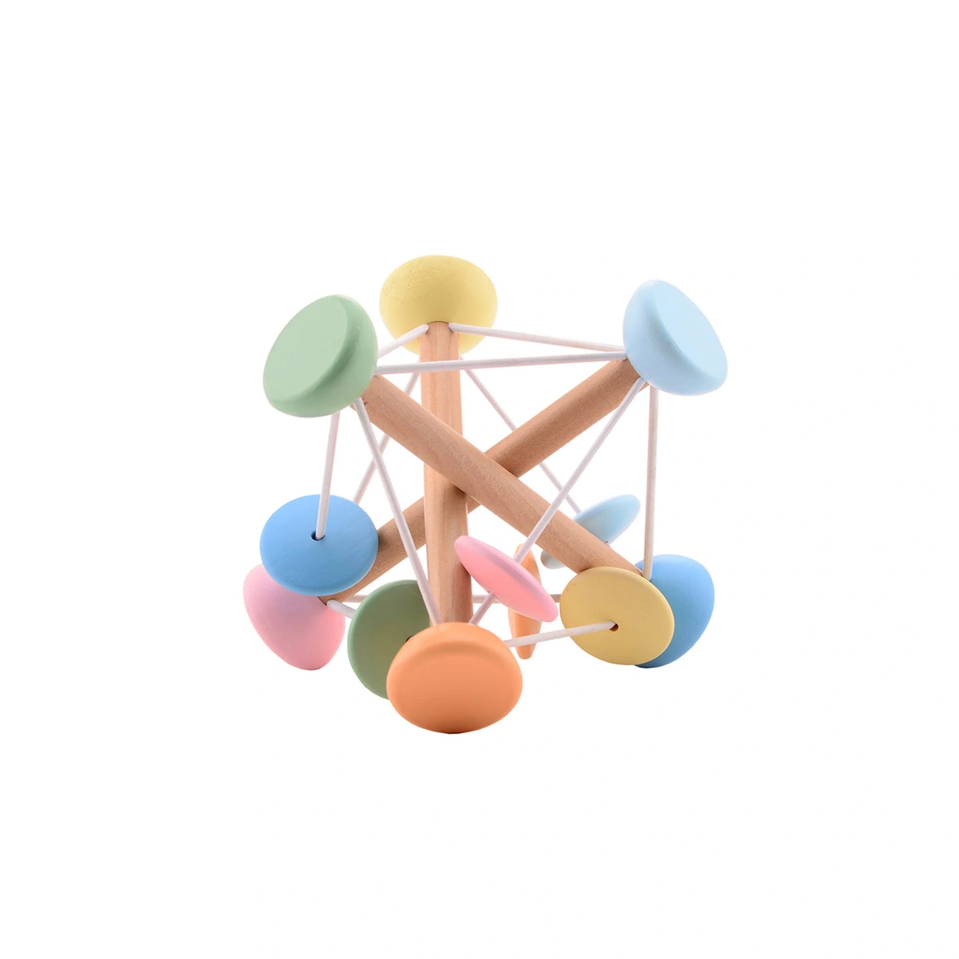 Joueco - Cluster Rammelaar - Hout - Pastel