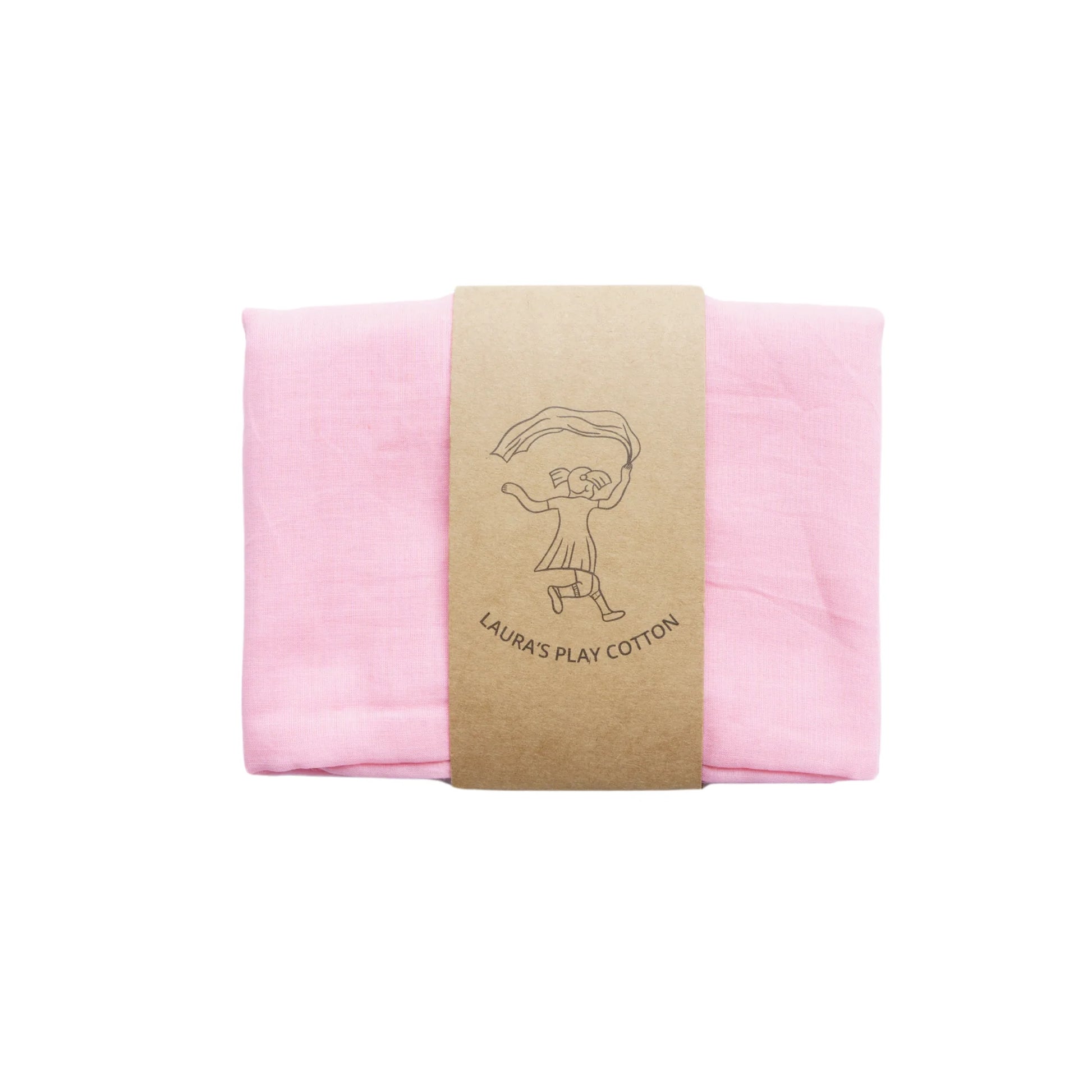 Laura's play cotton - Speeldoek - Katoen 90 x 90 cm - Lichtrood