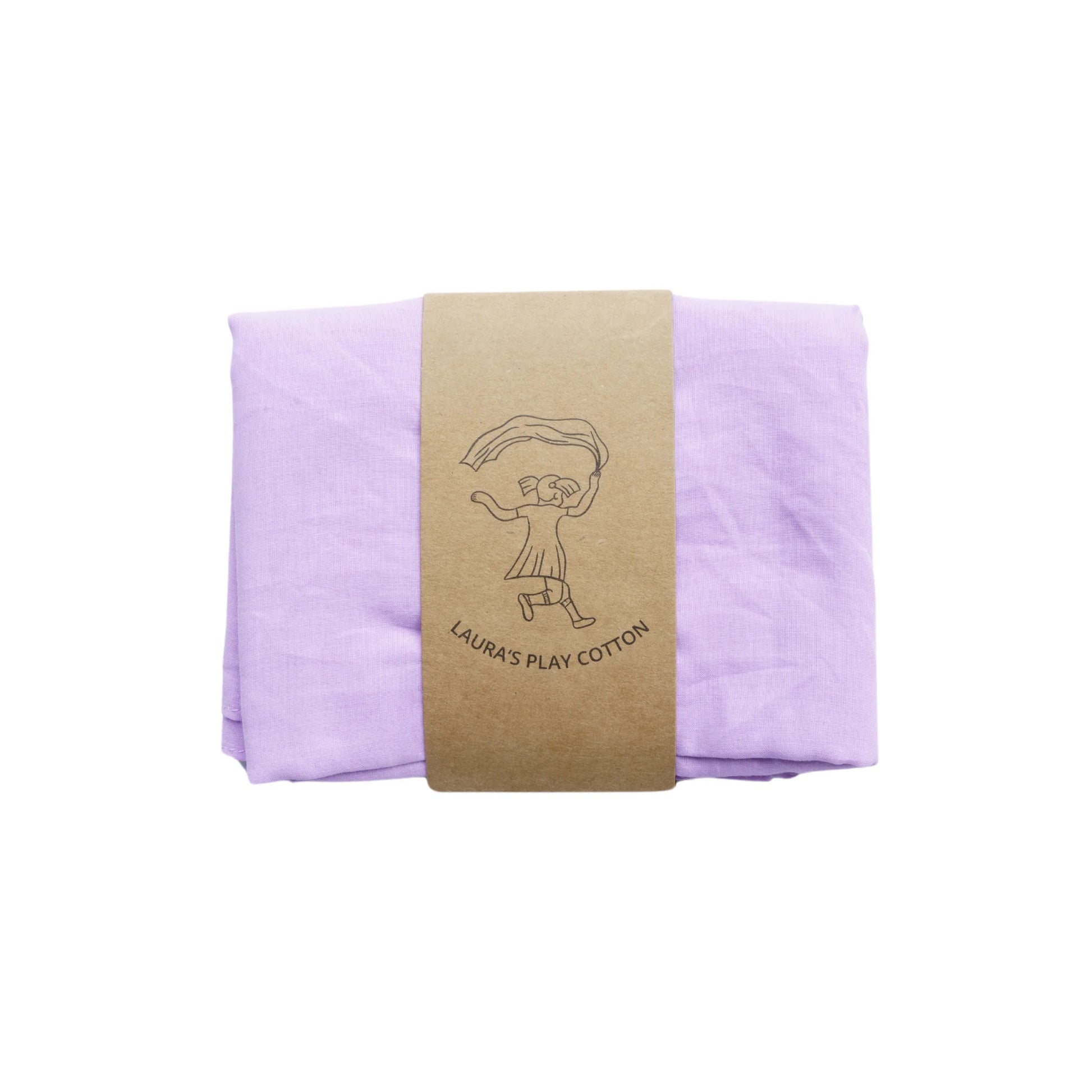 Laura's play cotton - Speeldoek - Katoen 90 x 90 cm - Lila