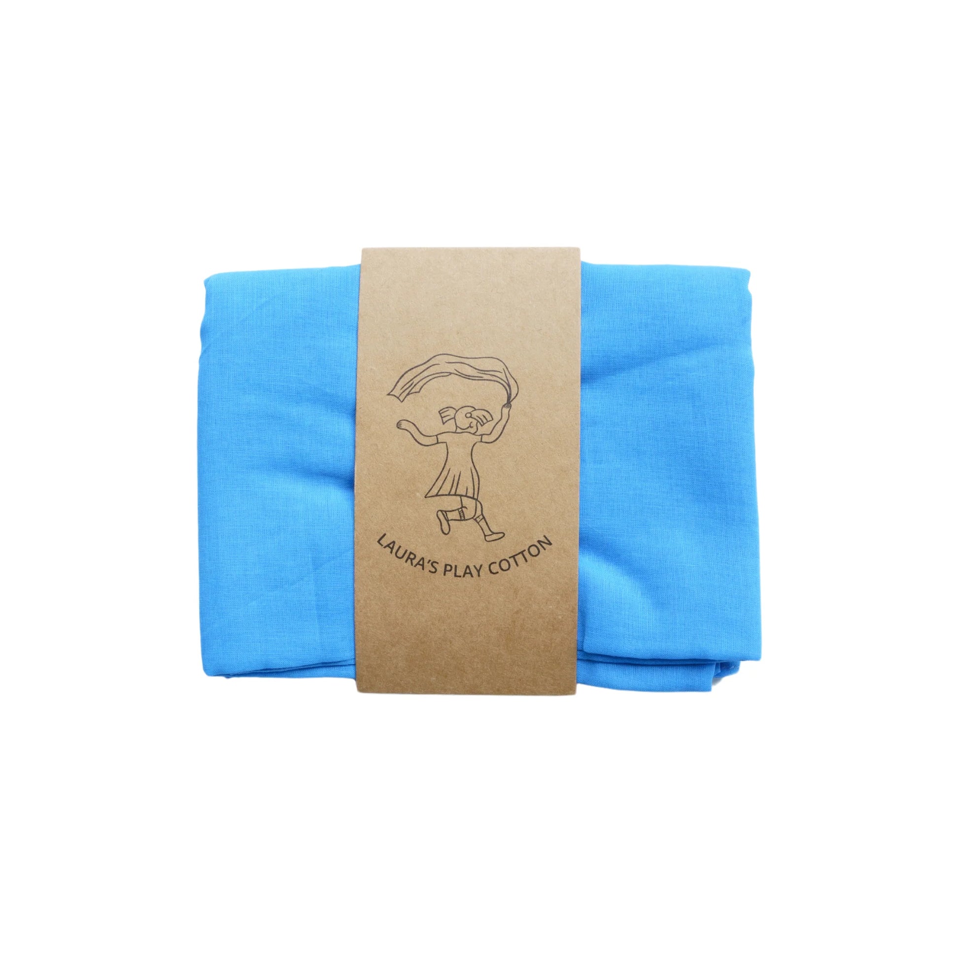 Laura's play cotton - Speeldoek - Katoen 90 x 90 cm - Blauw