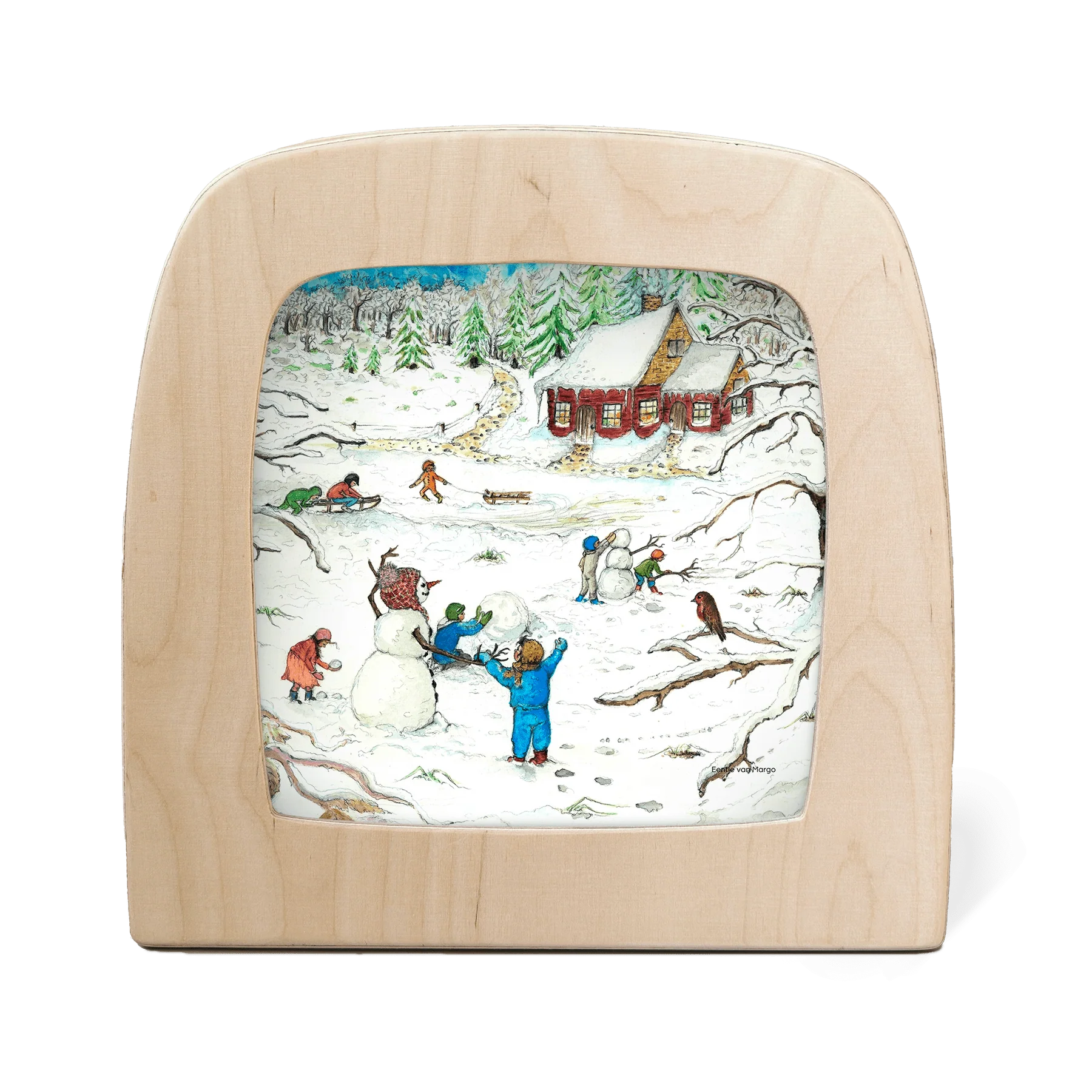 Toverlux - Eentje van Margo - Wisselplaat - Rood huisje