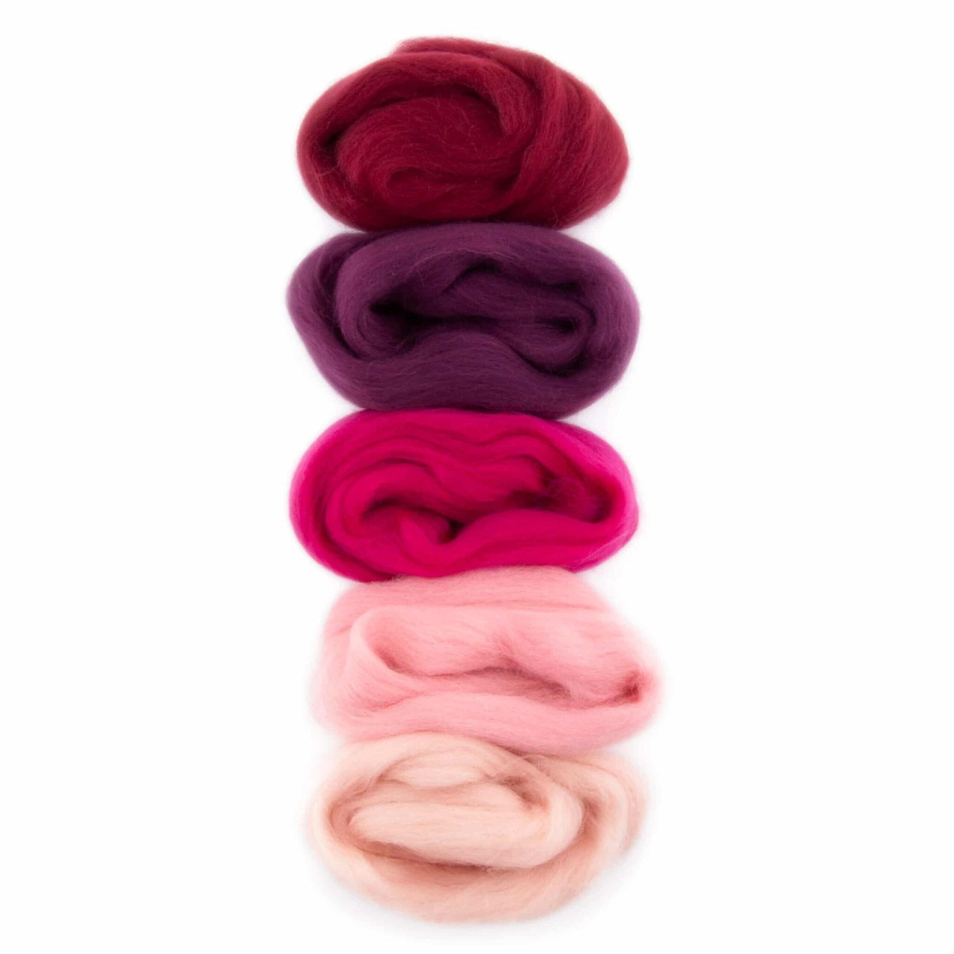 Meaningful Crafts - Merino lontwol - Setjes 5 kleuren - Div. soorten - 500 gr