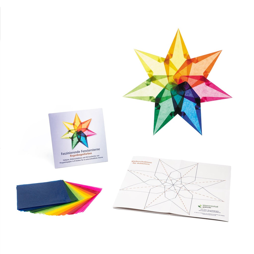 Fensterstern - Raamsterren vouwen - 10+
