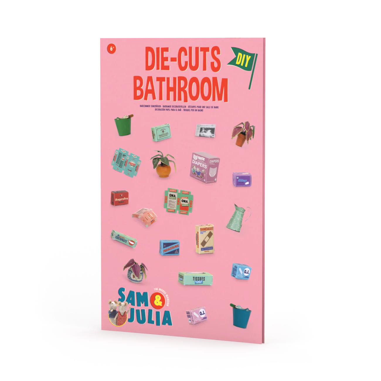 Het Muizenhuis - Sam en Julia - Decoratievellen - Badkamer