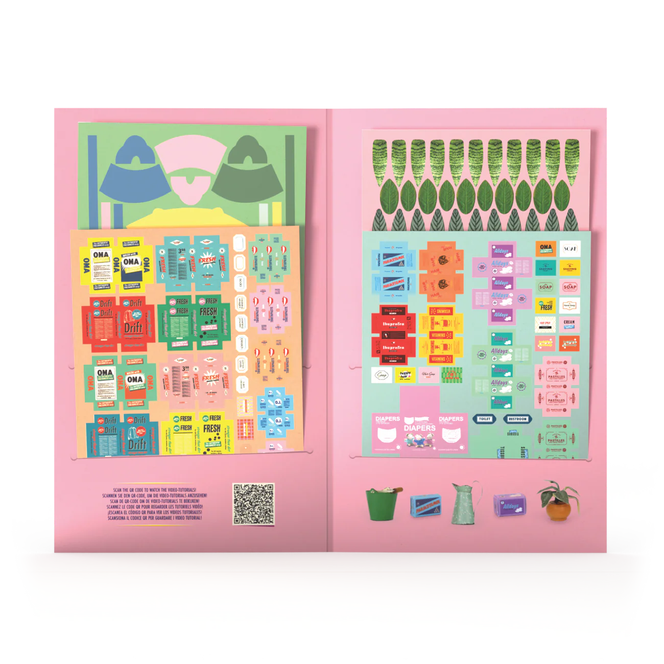 Het Muizenhuis - Sam en Julia - Decoratievellen - Badkamer