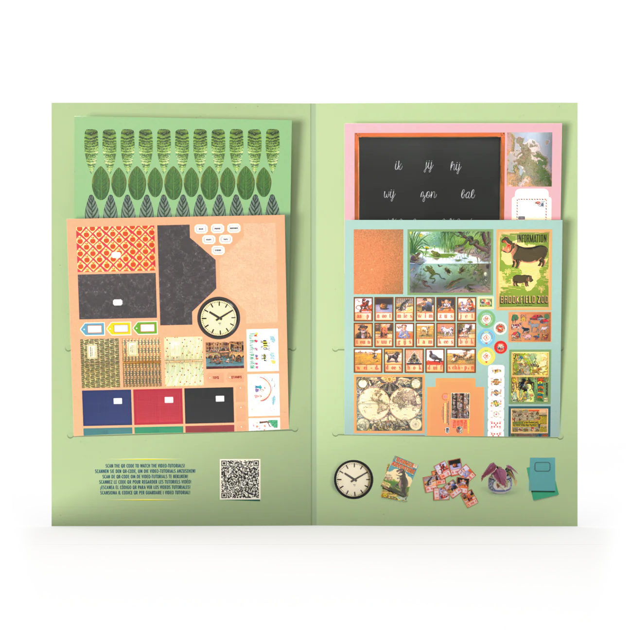 Het Muizenhuis - Sam en Julia - Decoratievellen - Klaslokaal