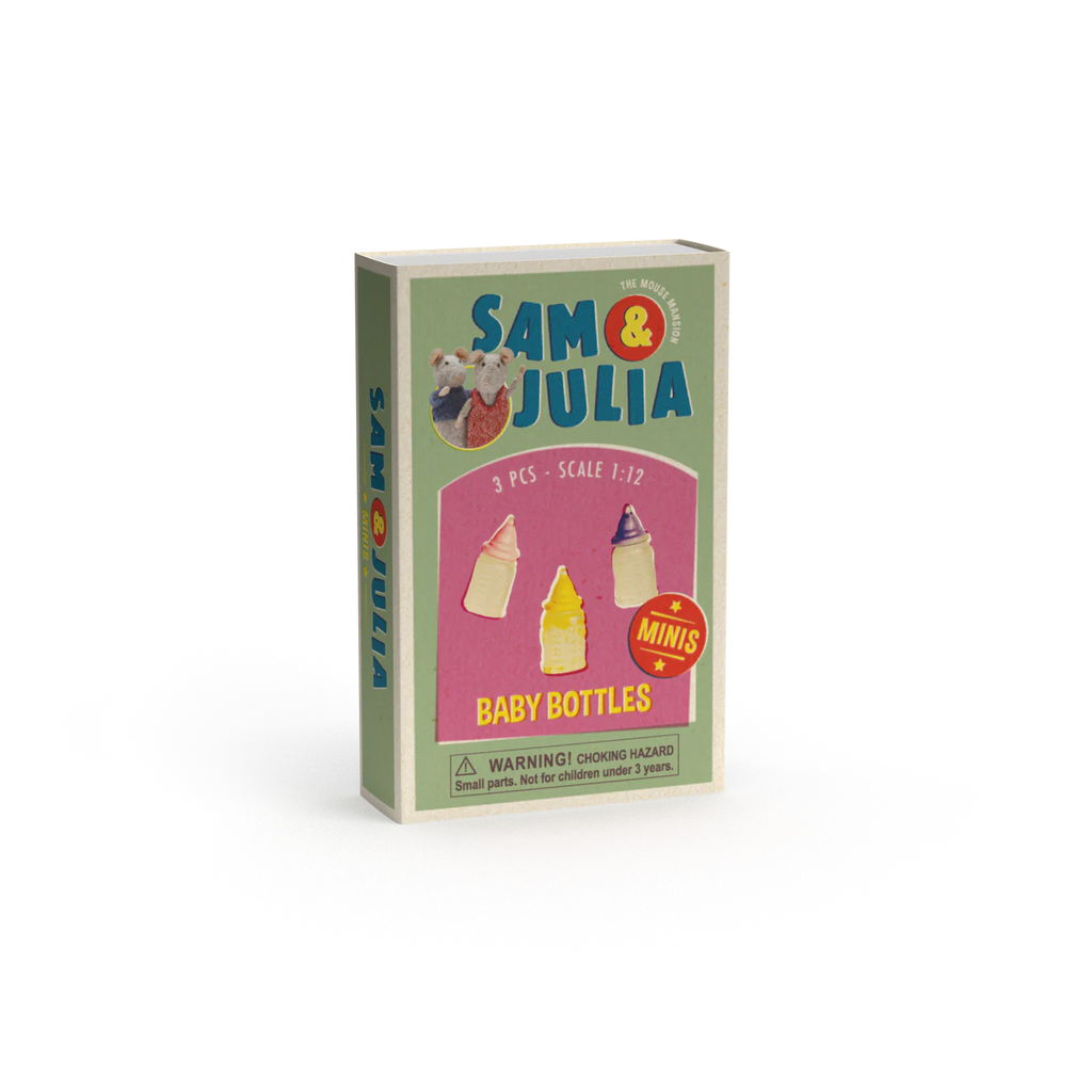 Het Muizenhuis - Mini's - 3 Baby flesjes