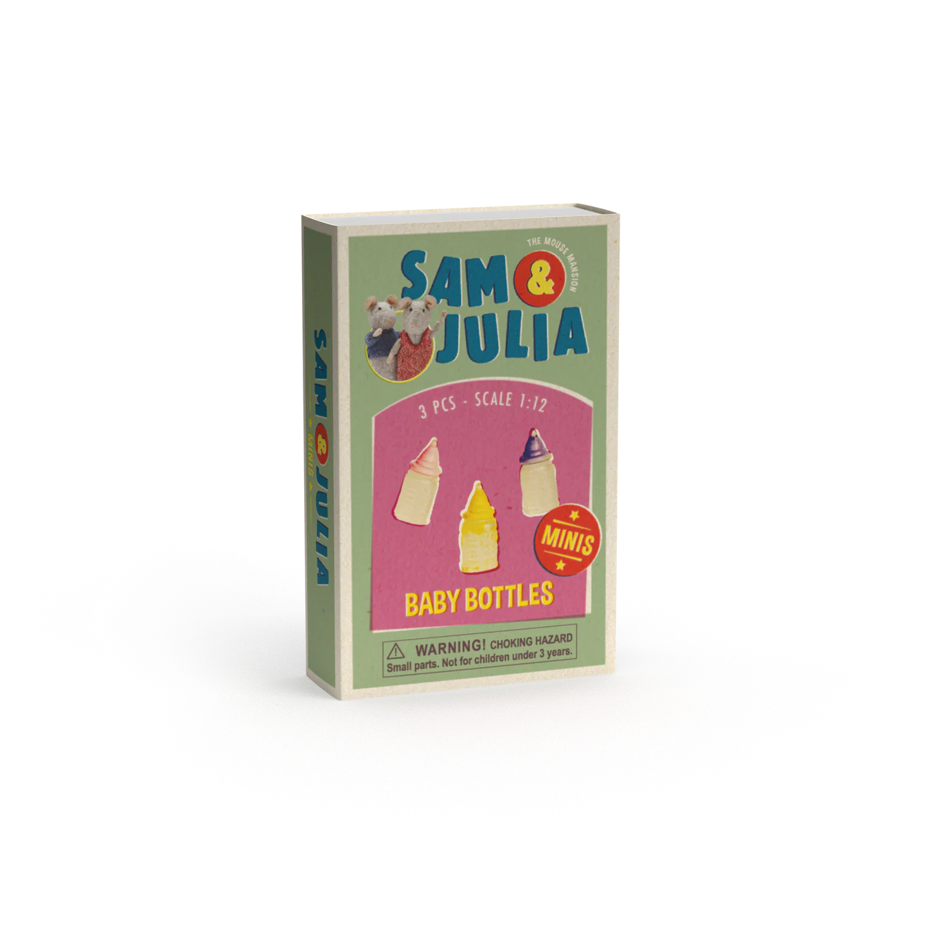 Het Muizenhuis - Mini's - 3 Baby flesjes