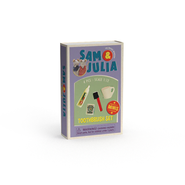 Het Muizenhuis - Mini's - 4-delige Tandenpoets set