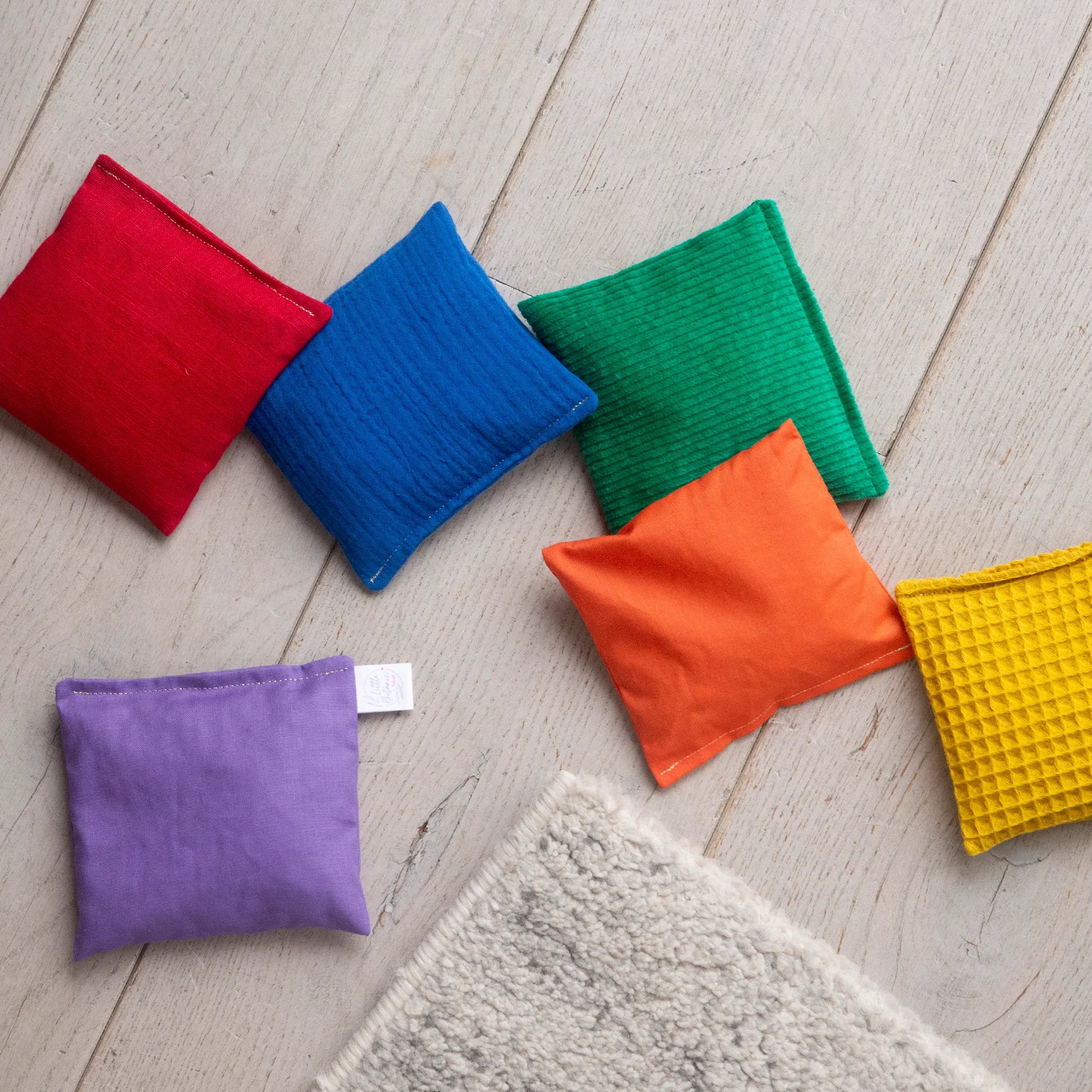 Little Botanic Label - Regenboog pittenzakjes - 6 stuks