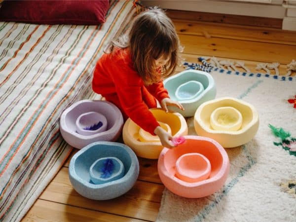 Stapelstein - Mini pastel set - 6 stuks