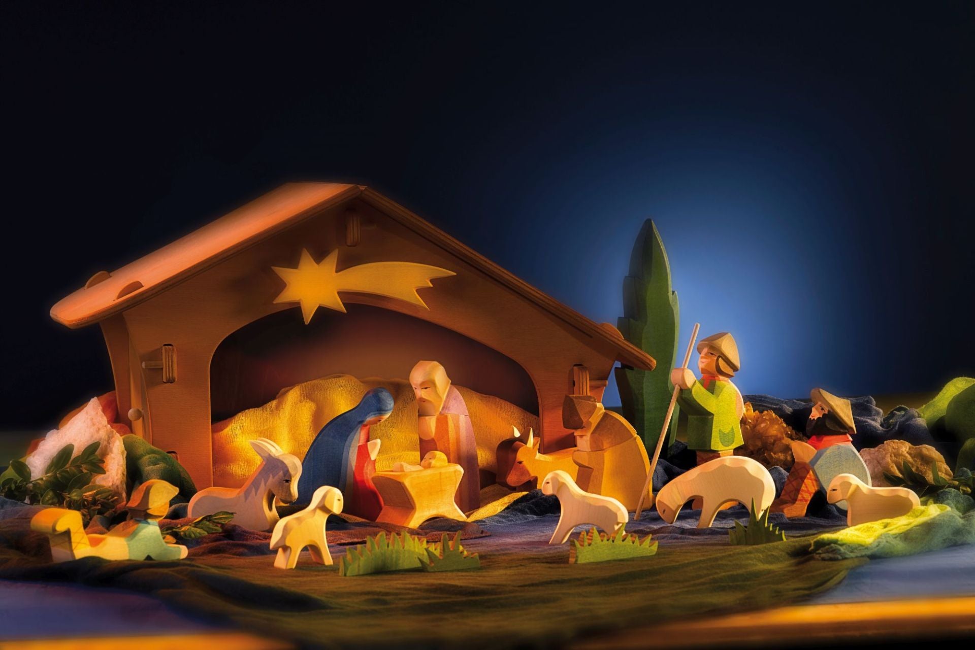 Ostheimer - Kerststal - Hout