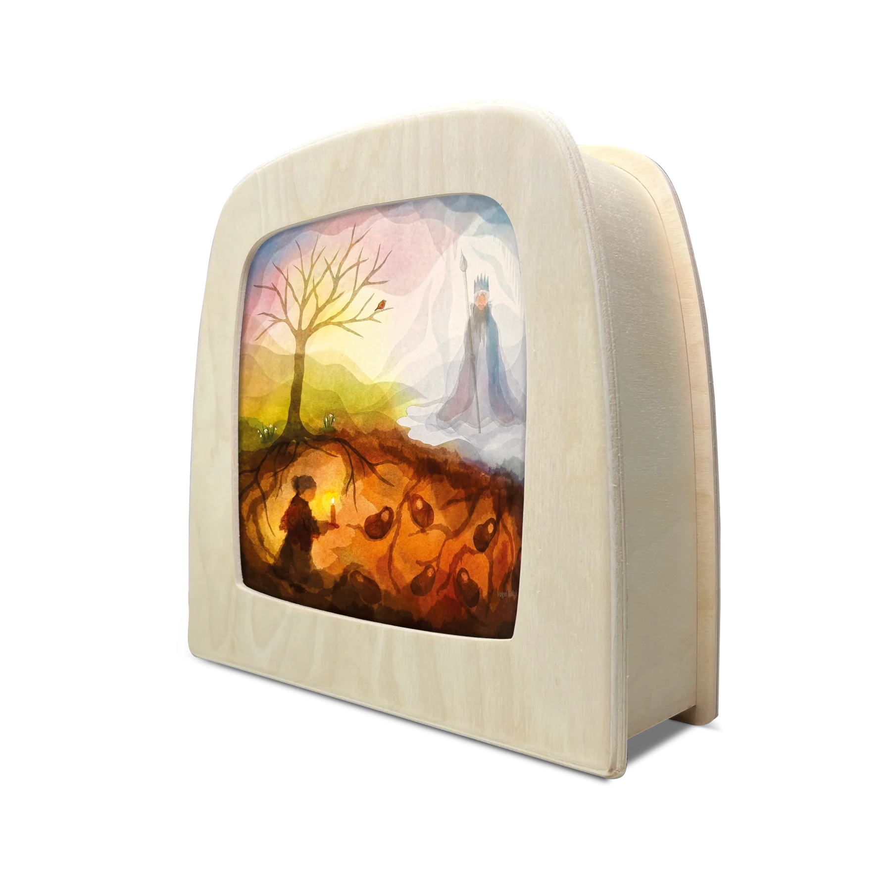 Toverlux - Vogel Geluk - Wisselplaat - Gaia en de koning