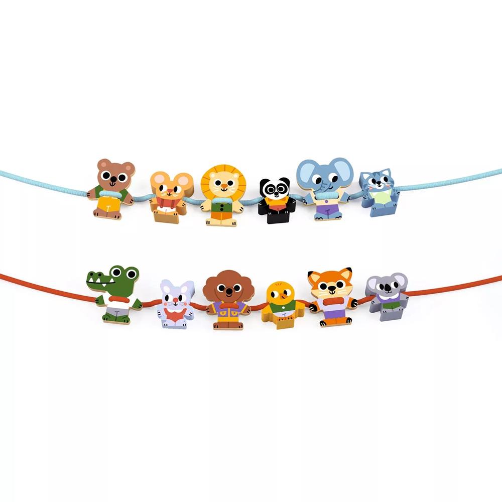 Djeco - Houten rijgkralen - FilaFriends