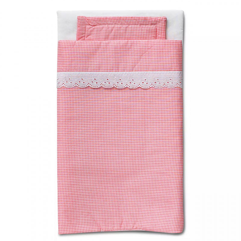 Micki - Beddengoedset voor poppenbed - Roze