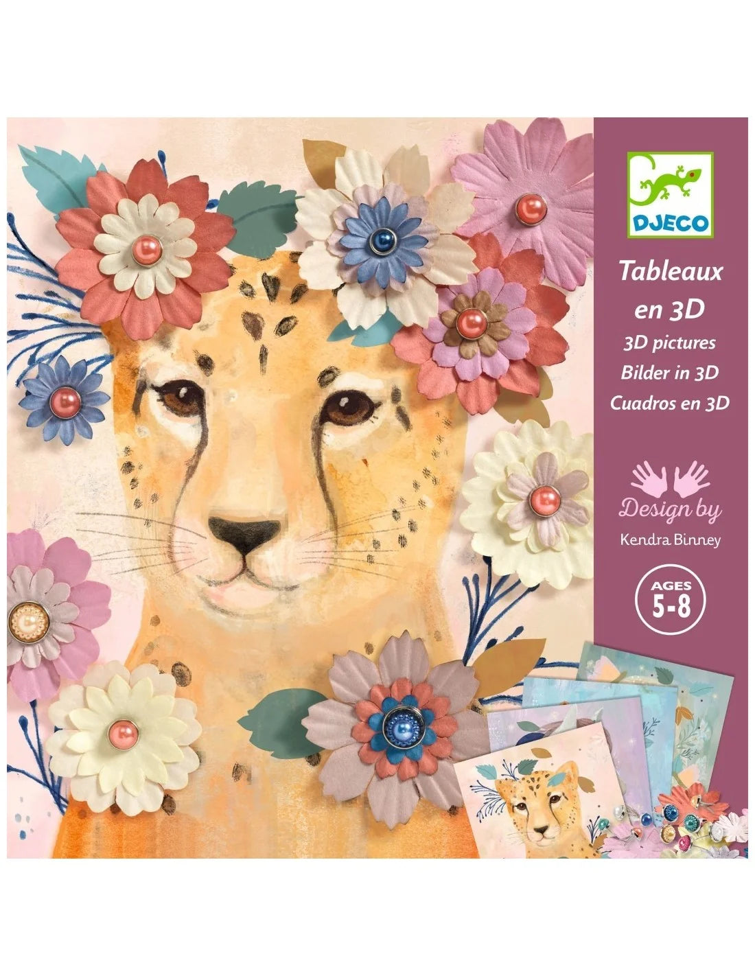 Djeco - 3D afbeeldingen - Bloemenkronen