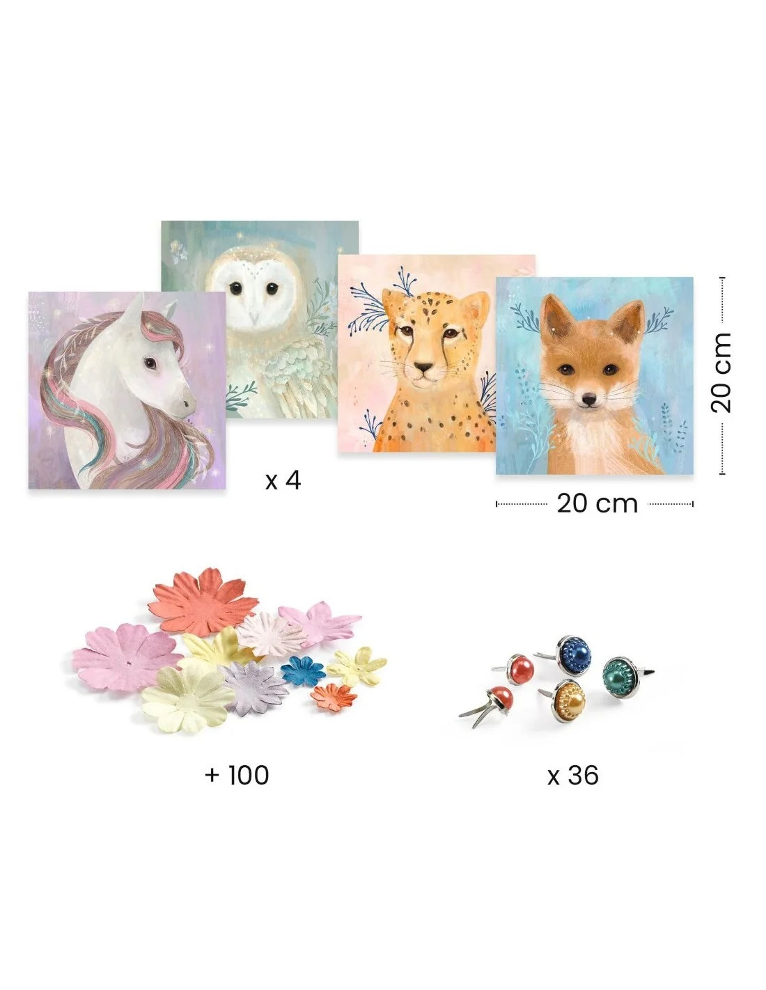 Djeco - 3D afbeeldingen - Bloemenkronen
