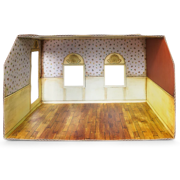 Het Muizenhuis - Kartonnen kamer - Woonkamer