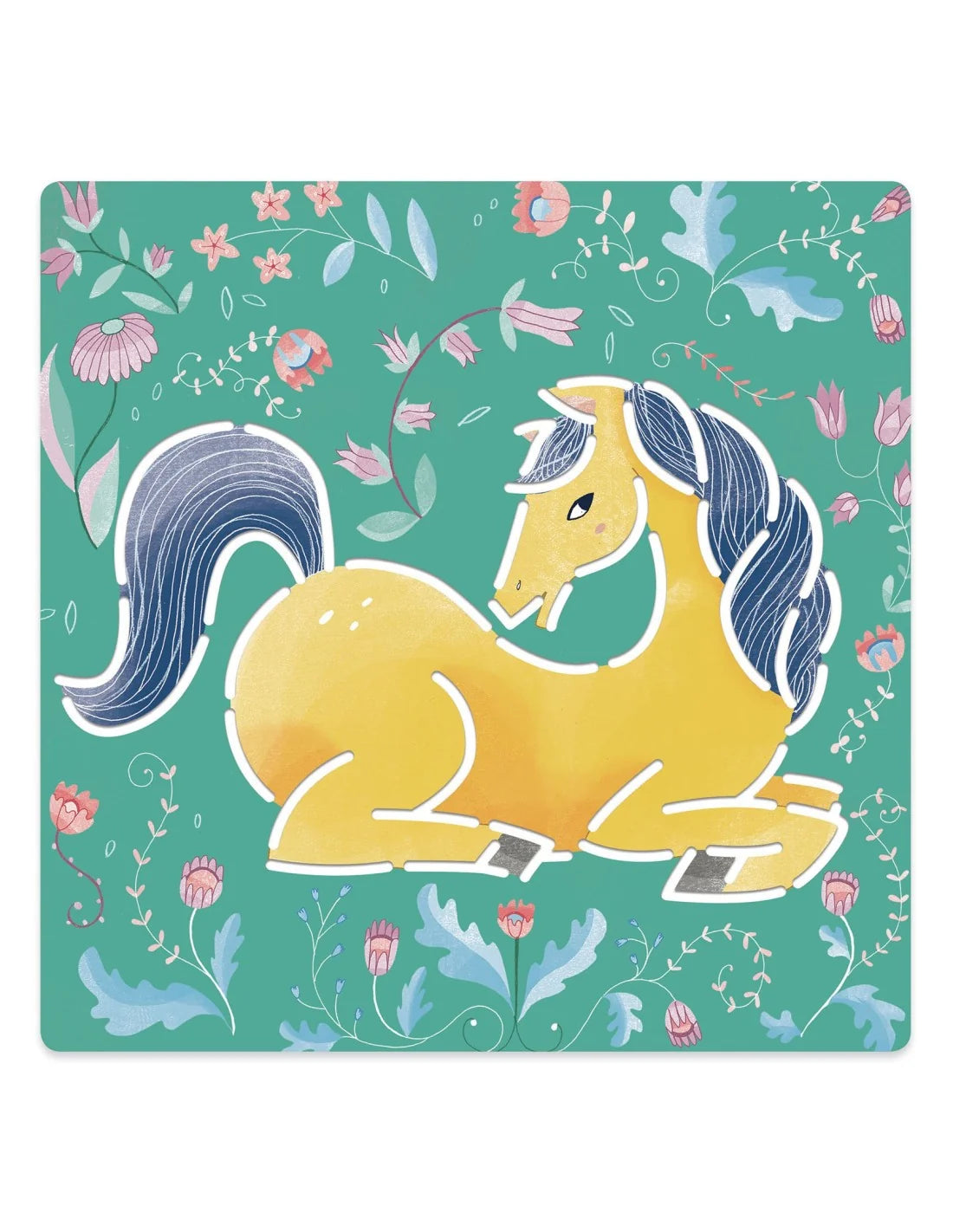 Djeco - Sjablonen paarden
