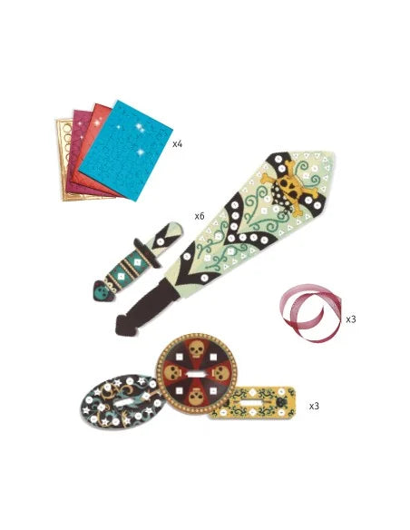 Djeco - Do it yourself - Mozaïek - Piratenzwaarden