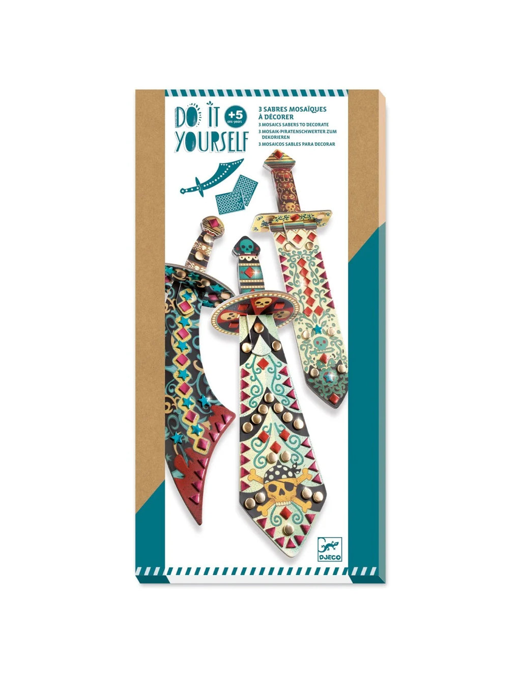 Djeco - Do it yourself - Mozaïek - Piratenzwaarden