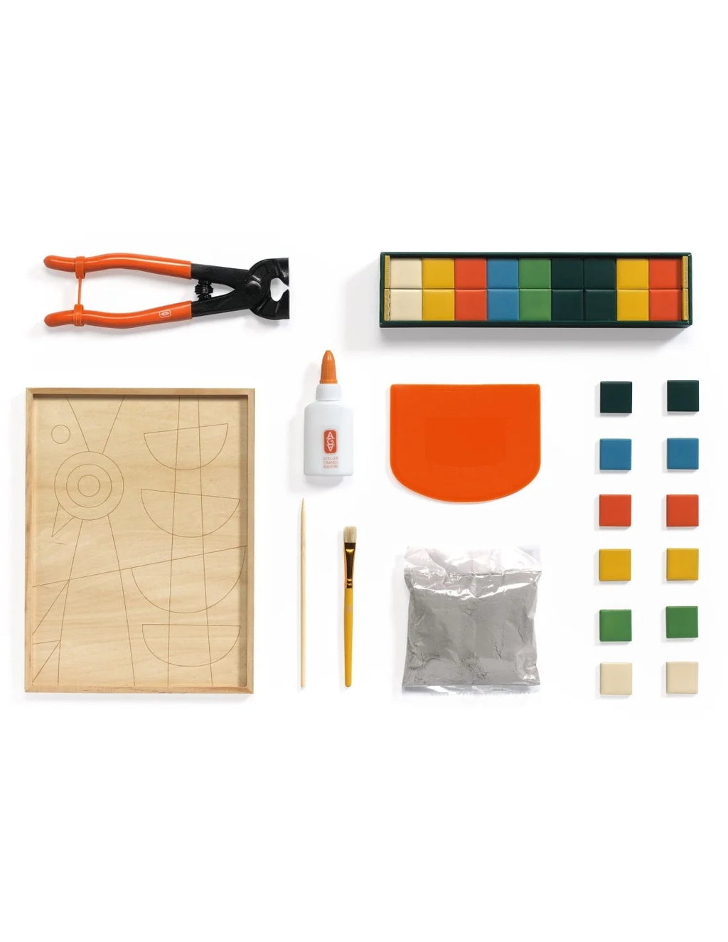 Djeco - Atelier 73 - mozaïekset - Aarde