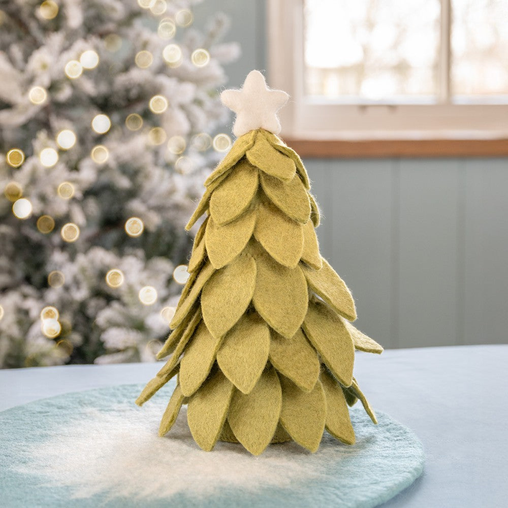 Sjaal met verhaal - Kerstboom - Vilt - Groot