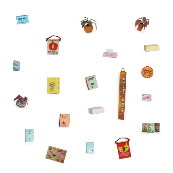 Het Muizenhuis - Sam en Julia - Decoratievellen - Slaapkamer