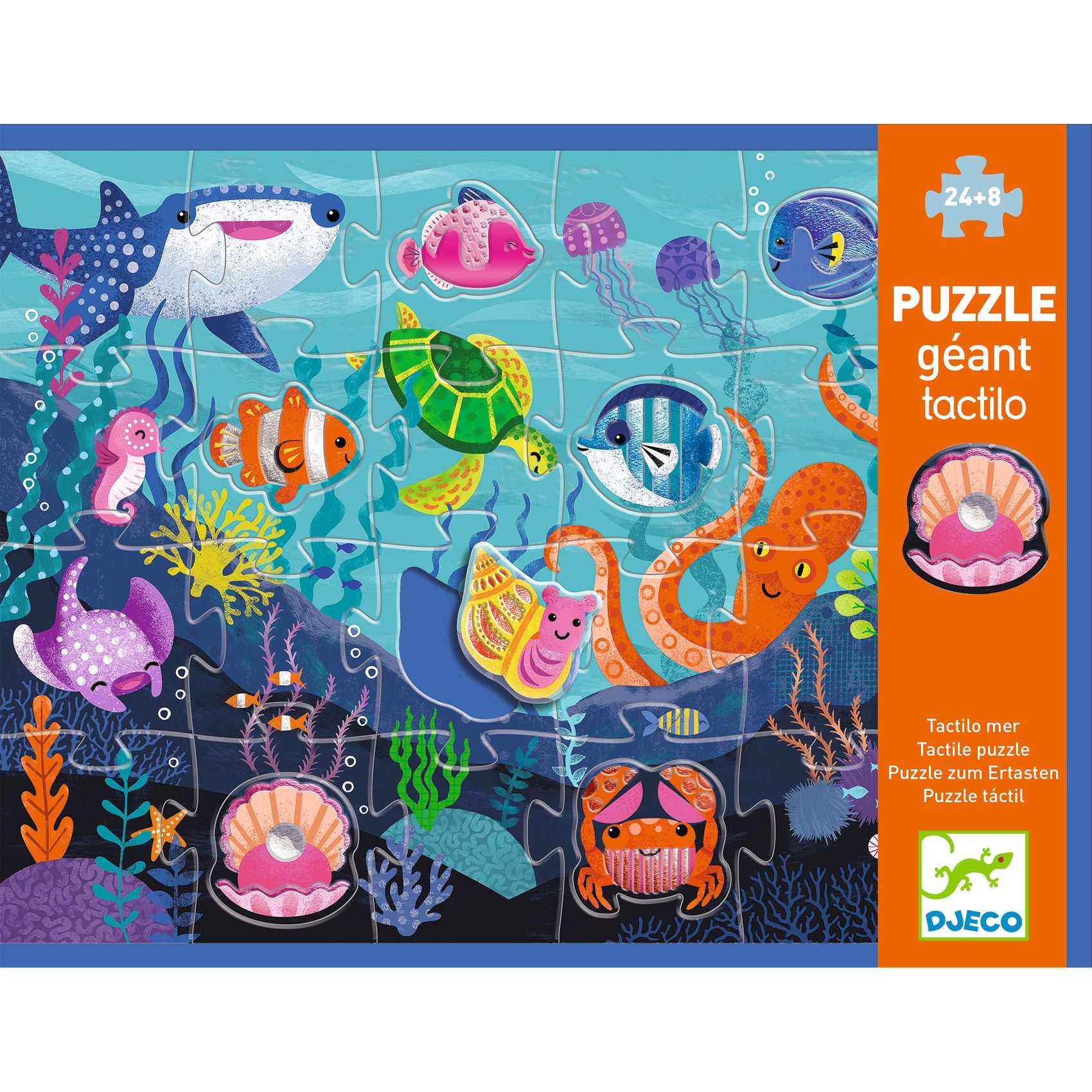 Djeco - Puzzel - Tactilo zee