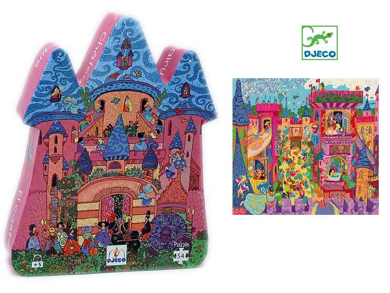 Djeco - Silhouette Puzzel - Kasteel