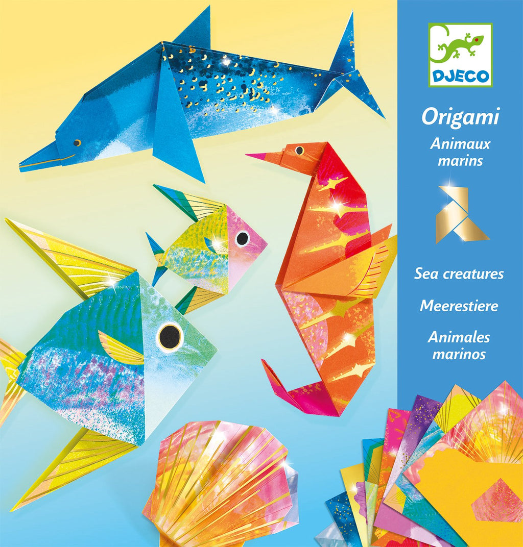 Djeco - Origami - Niveau 3 - Zeedieren