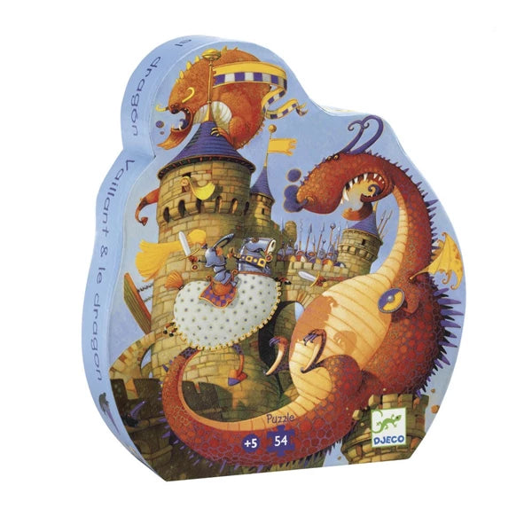 Djeco - Legpuzzel - Ridders en draken - 54st.