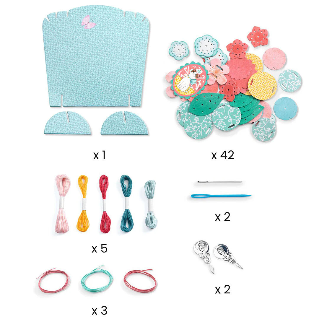 Djeco - Do it yourself - Bloemenkettingen maken - 7+