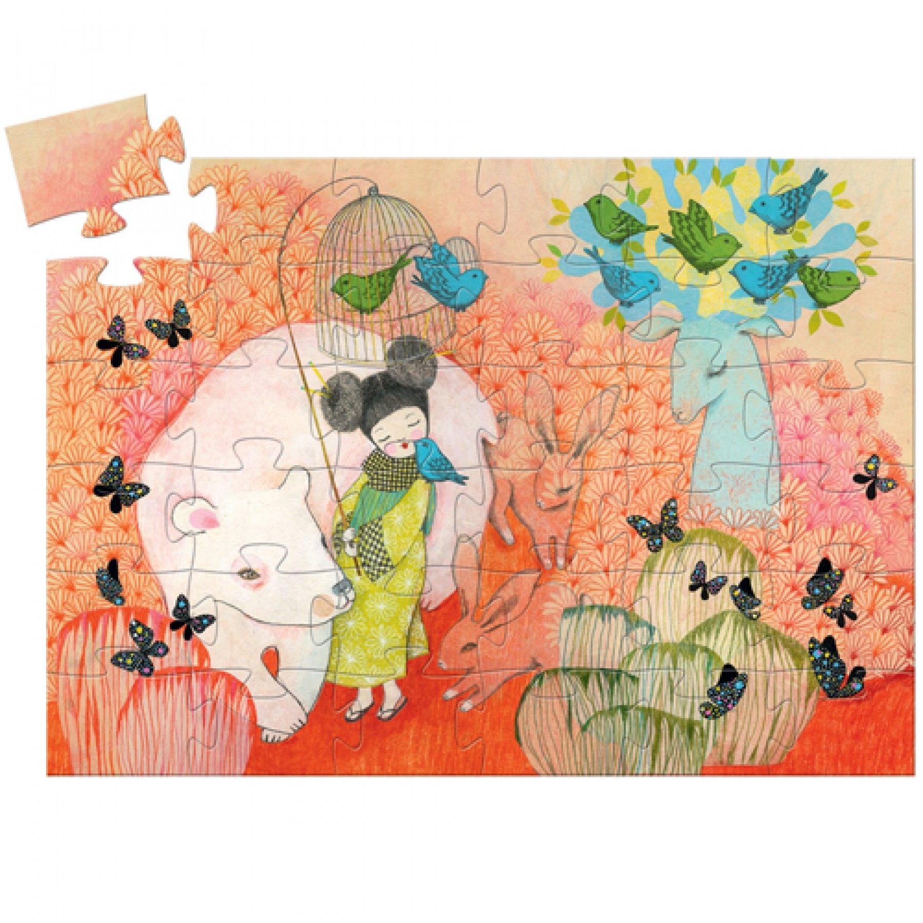 Djeco - Silhouette puzzel - Kokeishi