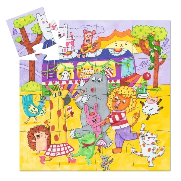 Djeco - Puzzeltje - De regenboogbus