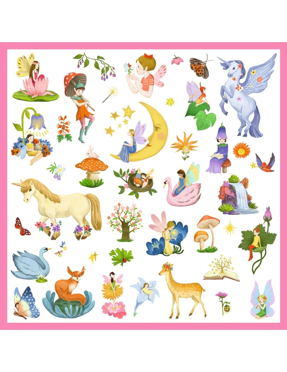 Djeco - Stickers - Fantasiewereld - 160 Stuks