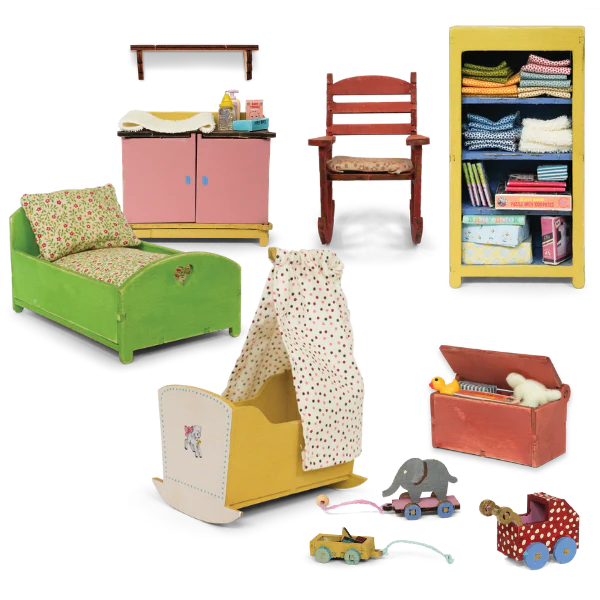 Het Muizenhuis - Sam en Julia - Meubelkit - Babykamer