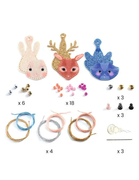 Djeco - Knutselpakket - kettingen met zakje maken