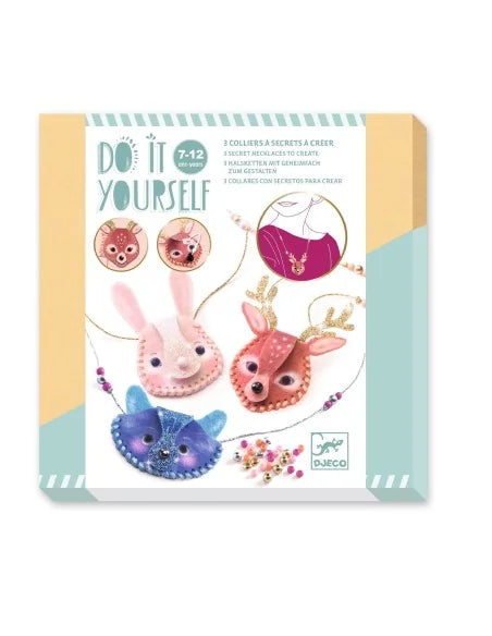 Djeco - Knutselpakket - kettingen met zakje maken