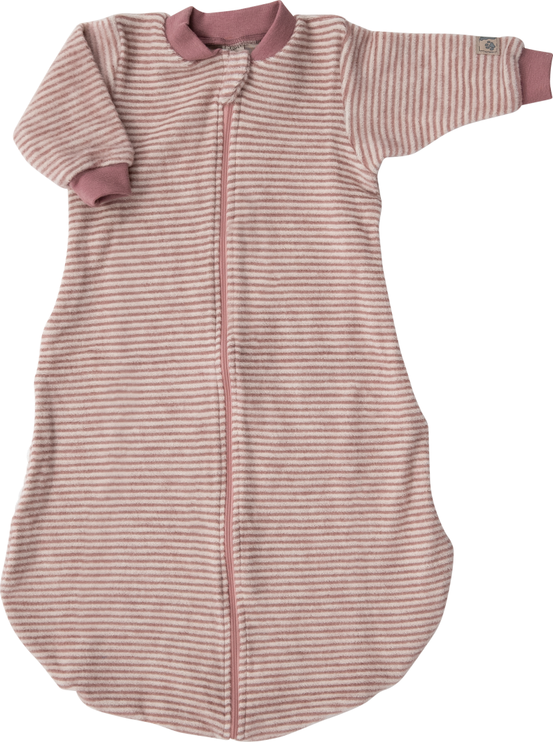 Lilano - Slaapzakje - Taupe met streepjes - 100% Wol