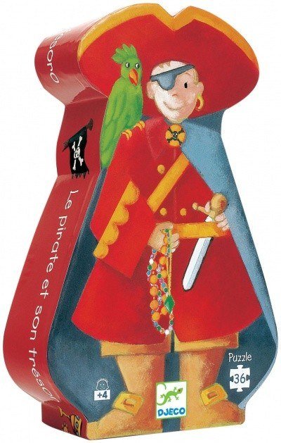 Djeco - Silhoutte puzzel - De zeerover