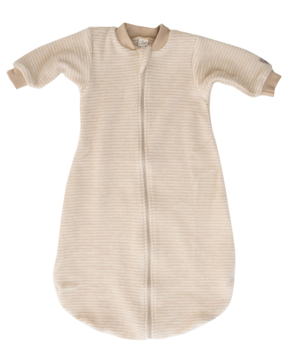 Lilano - Slaapzak - Beige met streepjes - 100% Wol