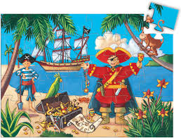 Djeco - Silhoutte puzzel - De zeerover
