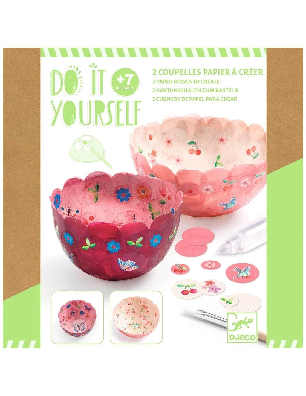 Djeco - Do it yourself - Kommetjes maken van papier