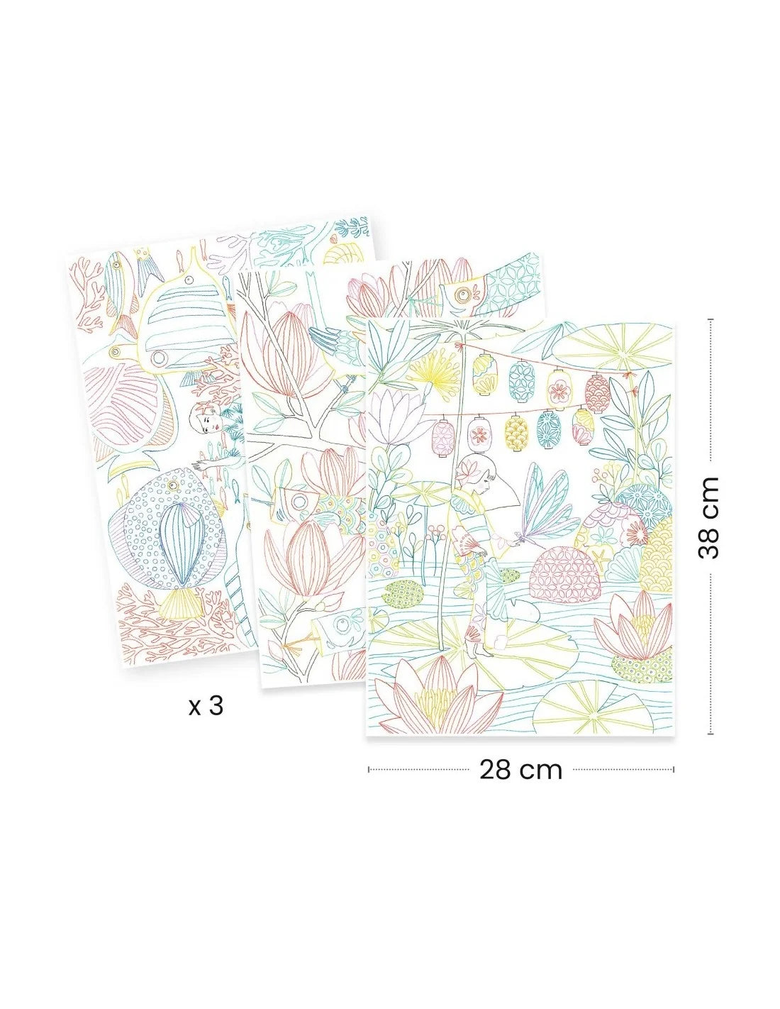 Djeco - Kleurposters - Japan